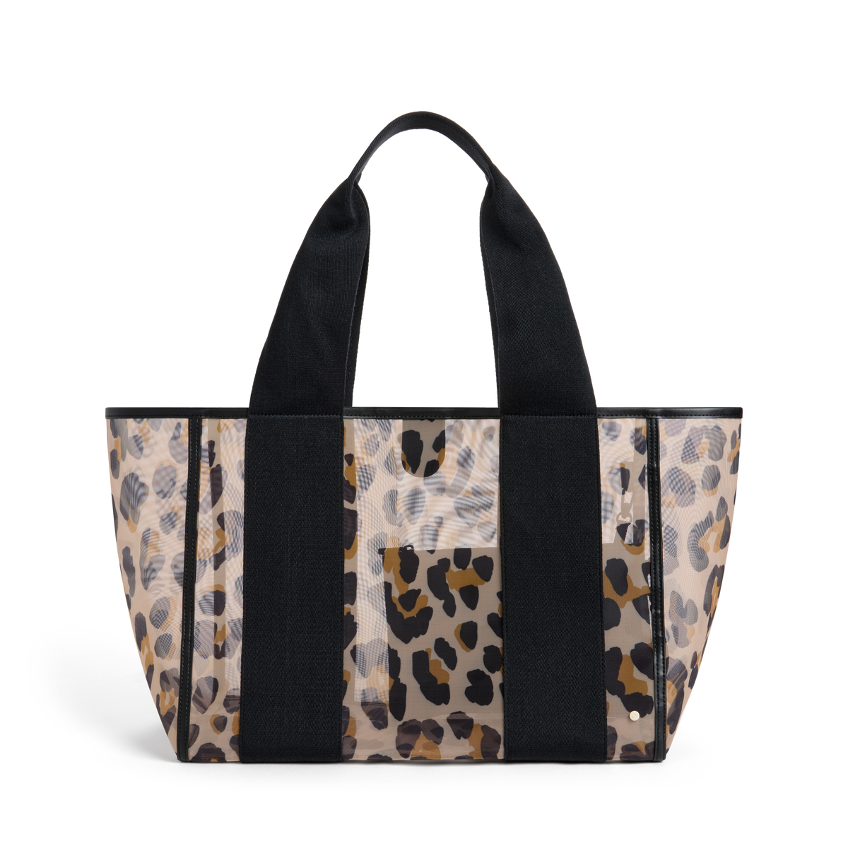 STATE Bags Wellington Cabana Tote Leopard Front View Click to Zoom