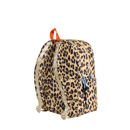STATE Bags Kane Double Pocket Backpack Leopard Back View Click to Zoom