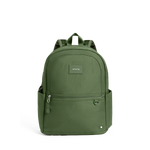 STATE Bags Kane Double Pocket Backpack Olive Front View Click to Zoom