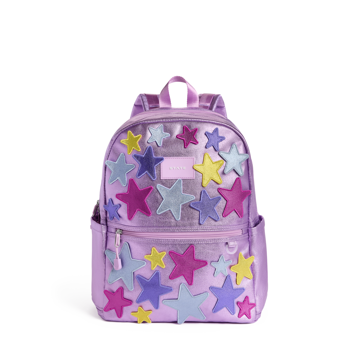 STATE Bags Kane Double Pocket Backpack 3d stars front view click to zoom