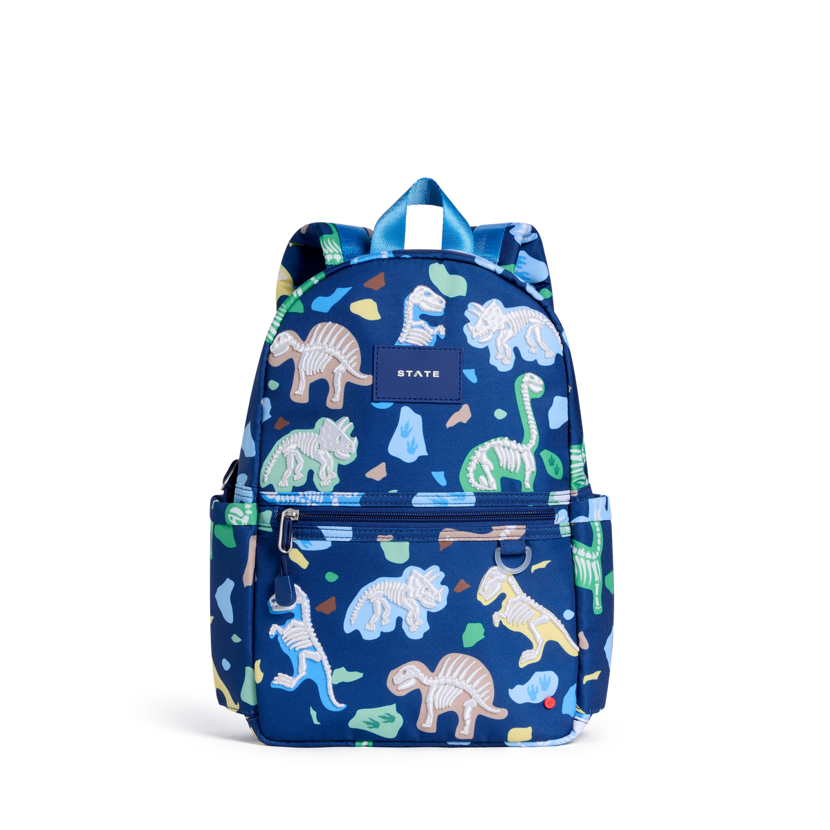 STATE Bags Kane Mini Backpack Dino Fossils Front View Click to Zoom