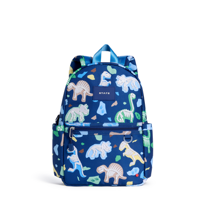 STATE Bags Kane Mini Backpack Dino Fossils Front View Click to Zoom