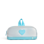 STATE Bags Clinton Pencil Case Blue Iridescent Front View Click to Zoom