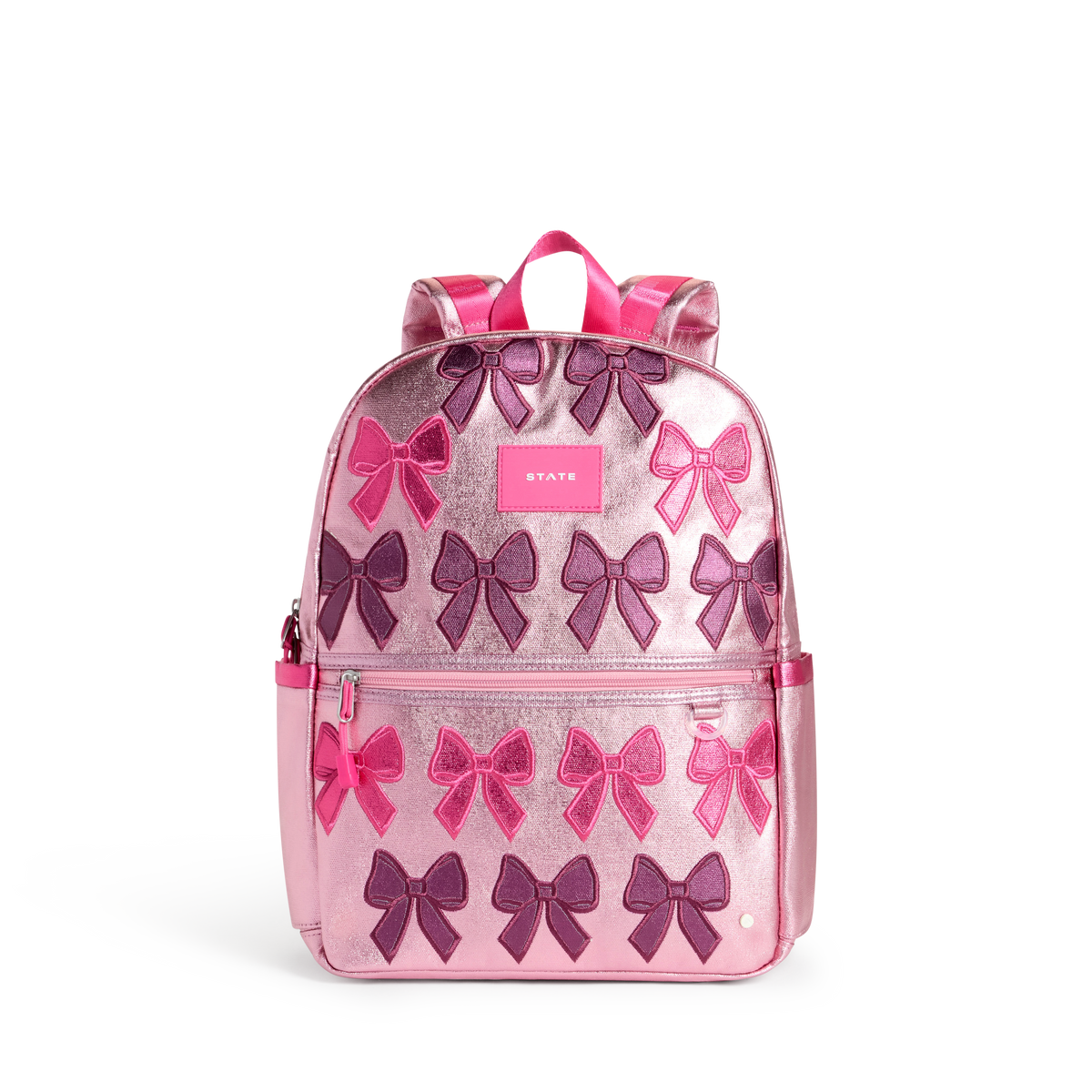 STATE Bags Kane Backpack Patchwork Bows Front View Click to Zoom