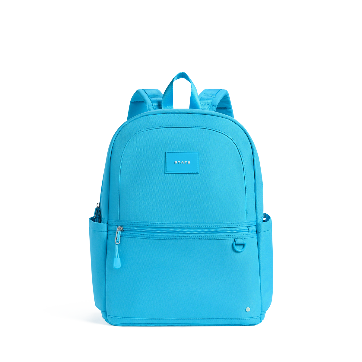 STATE Bags Kane Double Pocket Backpack Bright Blue Front View Click to Zoom