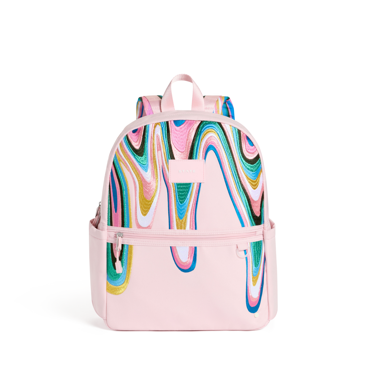 STATE Bags Kane Backpack Paint Wave Front View Click to Zoom