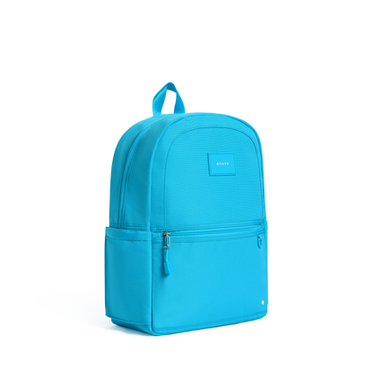 STATE Bags Kane Backpack Bright Blue Front Side View Click to Zoom