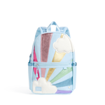 STATE Bags Kane Mini Backpack Rainbow Clouds Front View Click to Zoom