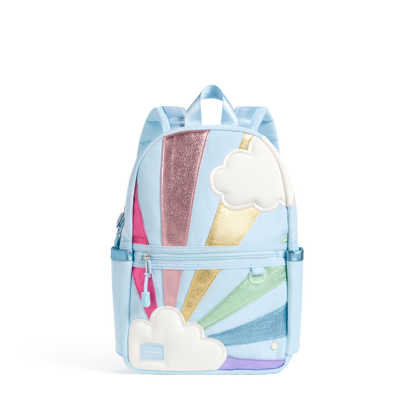 STATE Bags Kane Mini Backpack Rainbow Clouds Front View Click to Zoom