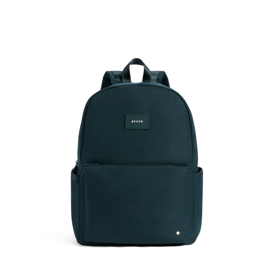 STATE Bags Reed Backpack Dark Green Front View Click to Zoom