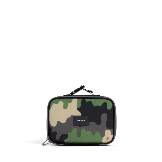 STATE Bags Rodgers Lunch Box Camo Drip Front View Click to Zoom