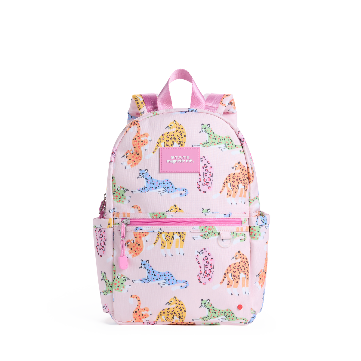 STATE x MagneticMe Kane Mini Backpack Leopards Front View Click to Zoom