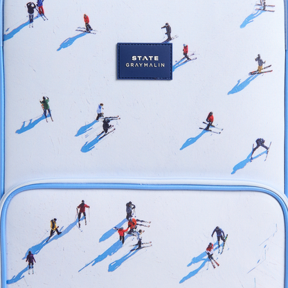Image showing STATE x Gray Malin Logan Carry-On Skiers up close