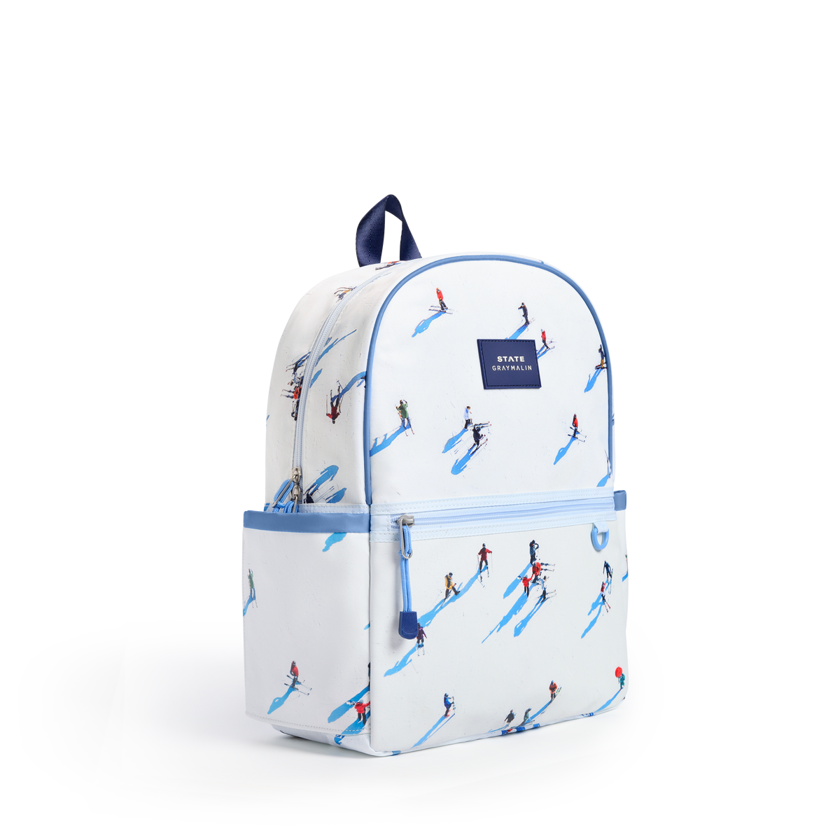 STATE x Gray Malin Kane Backpack Skiers Front Side View Click to Zoom