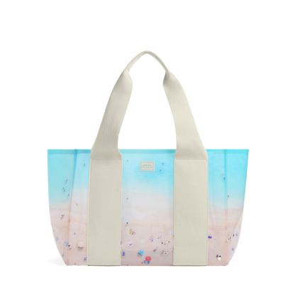 STATE x Gray Malin Wellington Cabana Tote Beach Umbrellas Front View Click to Zoom