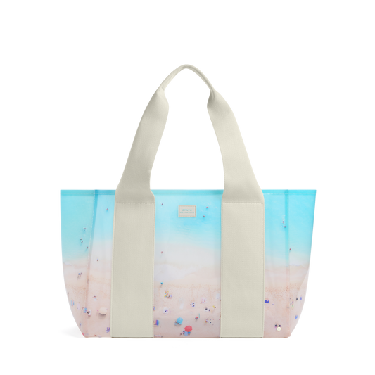 STATE x Gray Malin Wellington Cabana Tote Beach Umbrellas Front View Click to Zoom