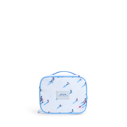 STATE x Gray Malin Bensen Toiletry Kit Skiers Front View Click to Zoom