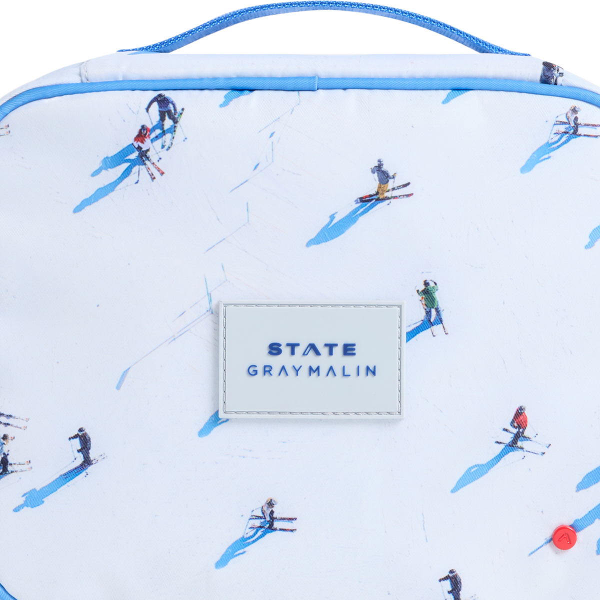 Image showing STATE Bags x Gray Malin bensen Toiletry Kit Skiers up close