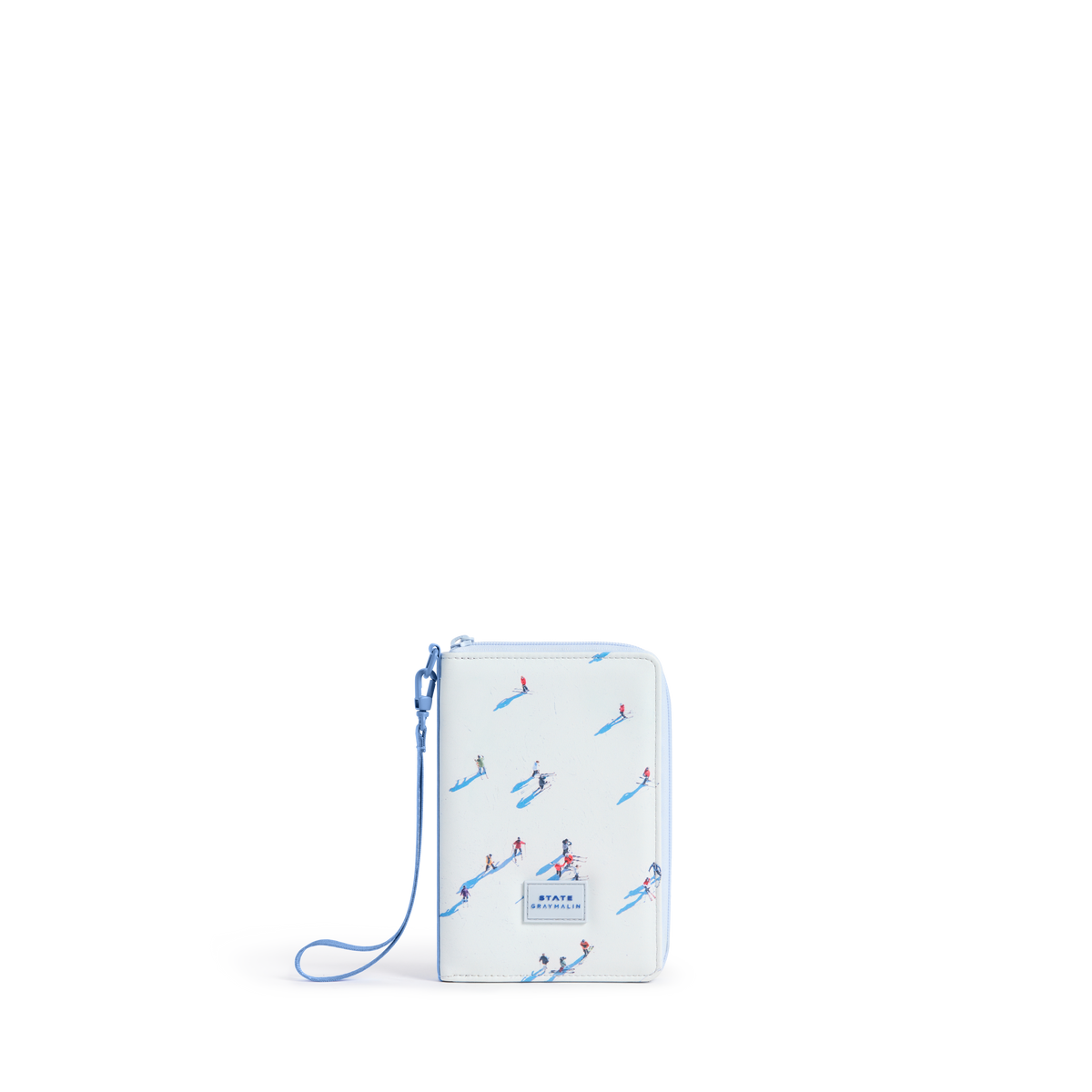 STATE x Gray Malin Passport Holder Skiers Front View Click to Zoom