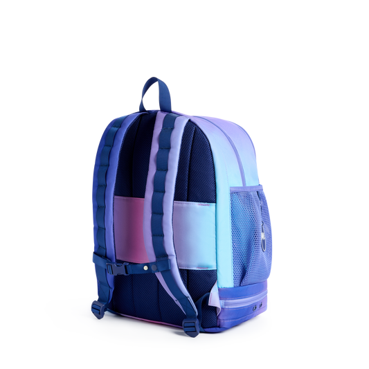 STATE Bags Ozzie Ball Bag Blue/Pink Gradient Back View Click to Zoom