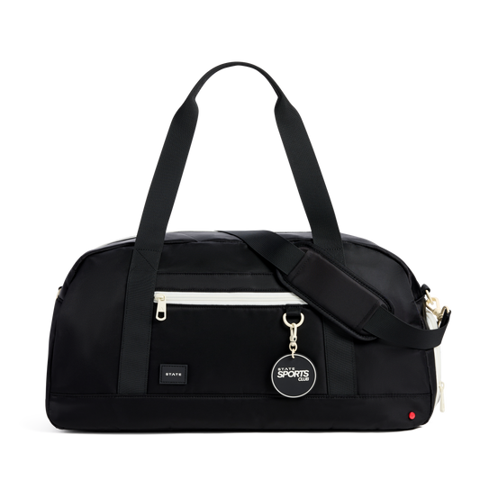STATE Bags Fenway Sports Duffle Black Front View Click to Zoom