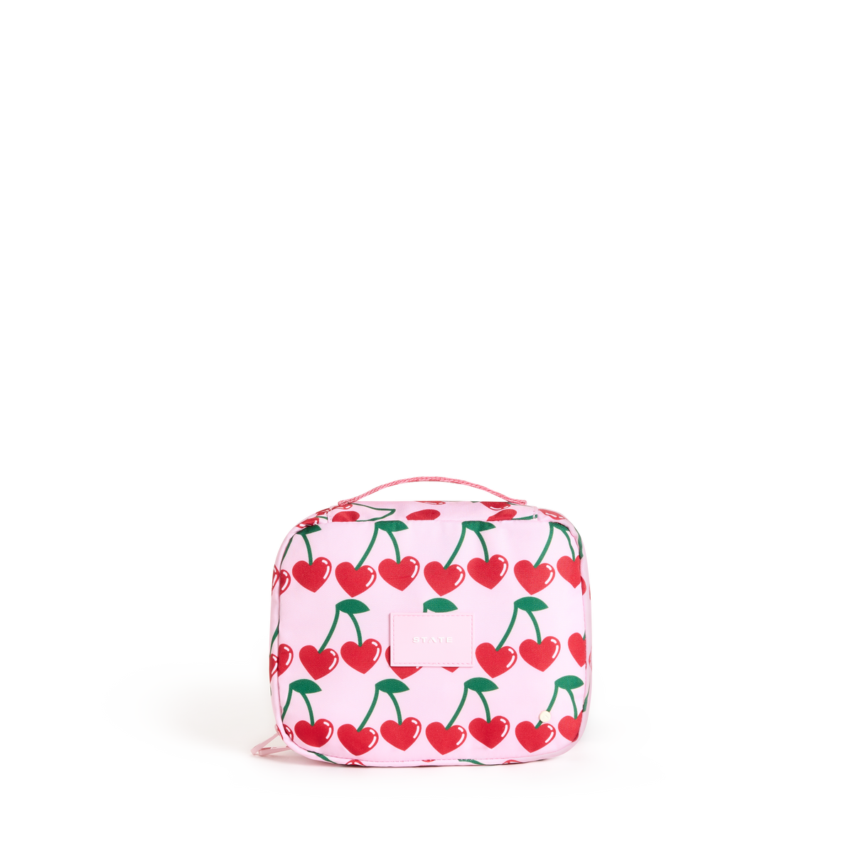 STATE Bags Bensen Toiletry Kit Cherries Front View Click to Zoom