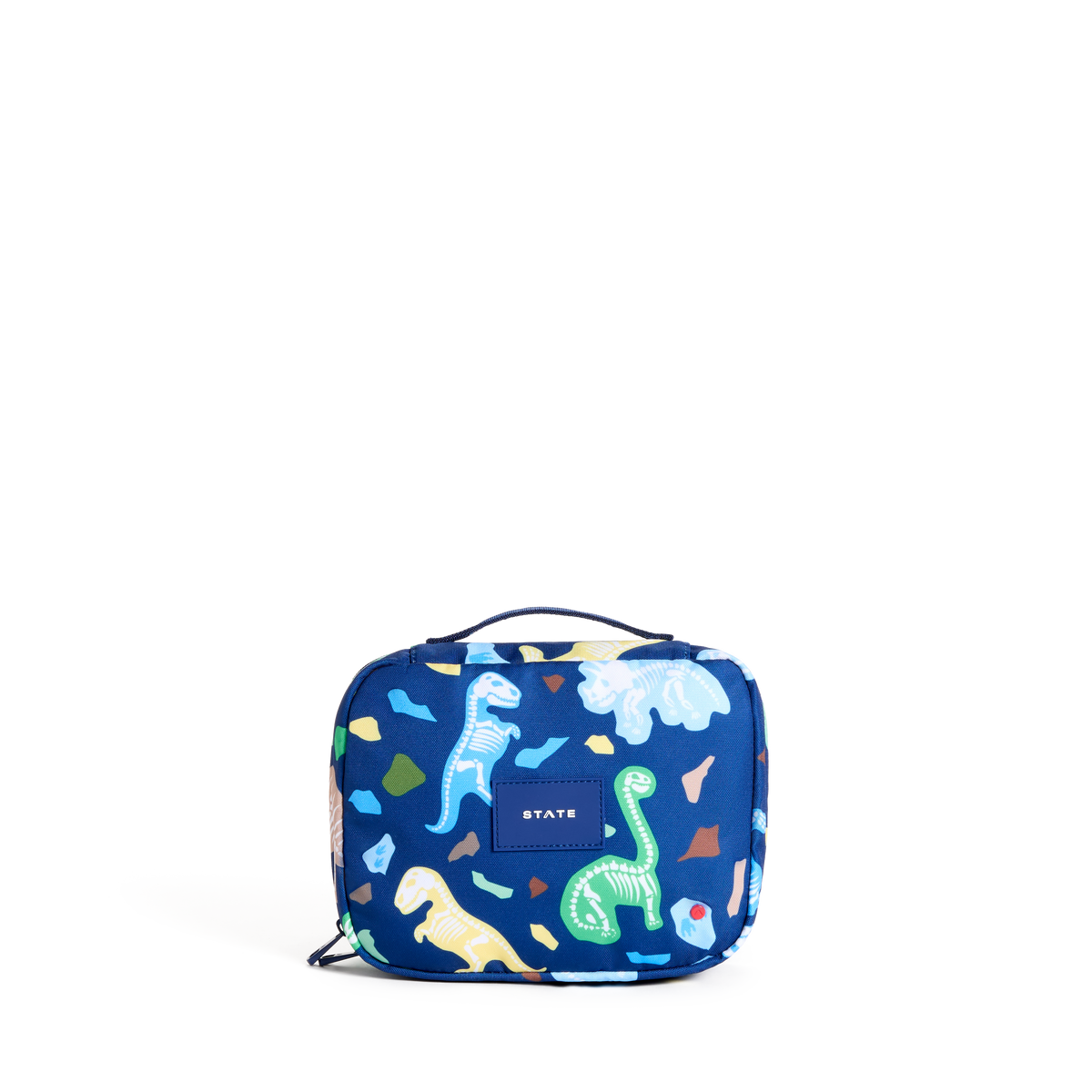 STATE Bags Bensen Toiletry Kit Dino Fossils Front View Click to Zoom