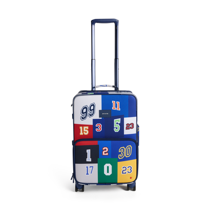 STATE Bags Logan Carry-On Suitcase Varisty Numbers Front View Click to Zoom