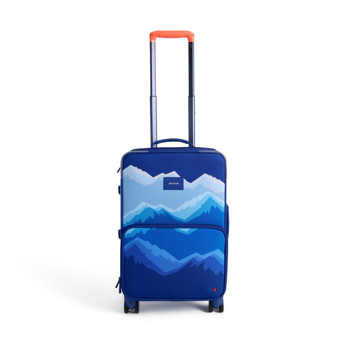 STATE Bags Logan Carry-On Suitcase MOuntains Front View Click to Zoom