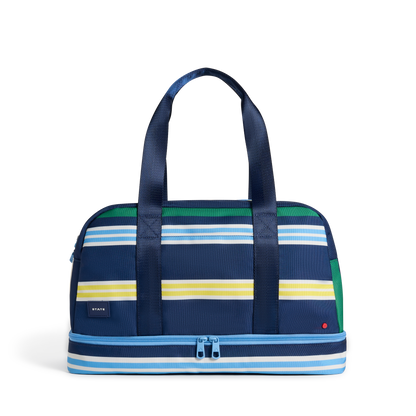 STATE Bags Wren Weekender Polo Stripe Front View Click to Zoom