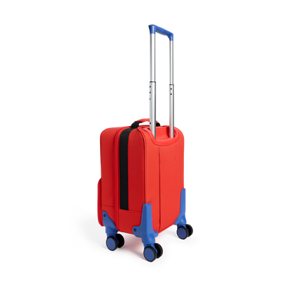 STATE Bags Mini Logan Carry-On Suitcase Firetruck Back View Click to Zoom
