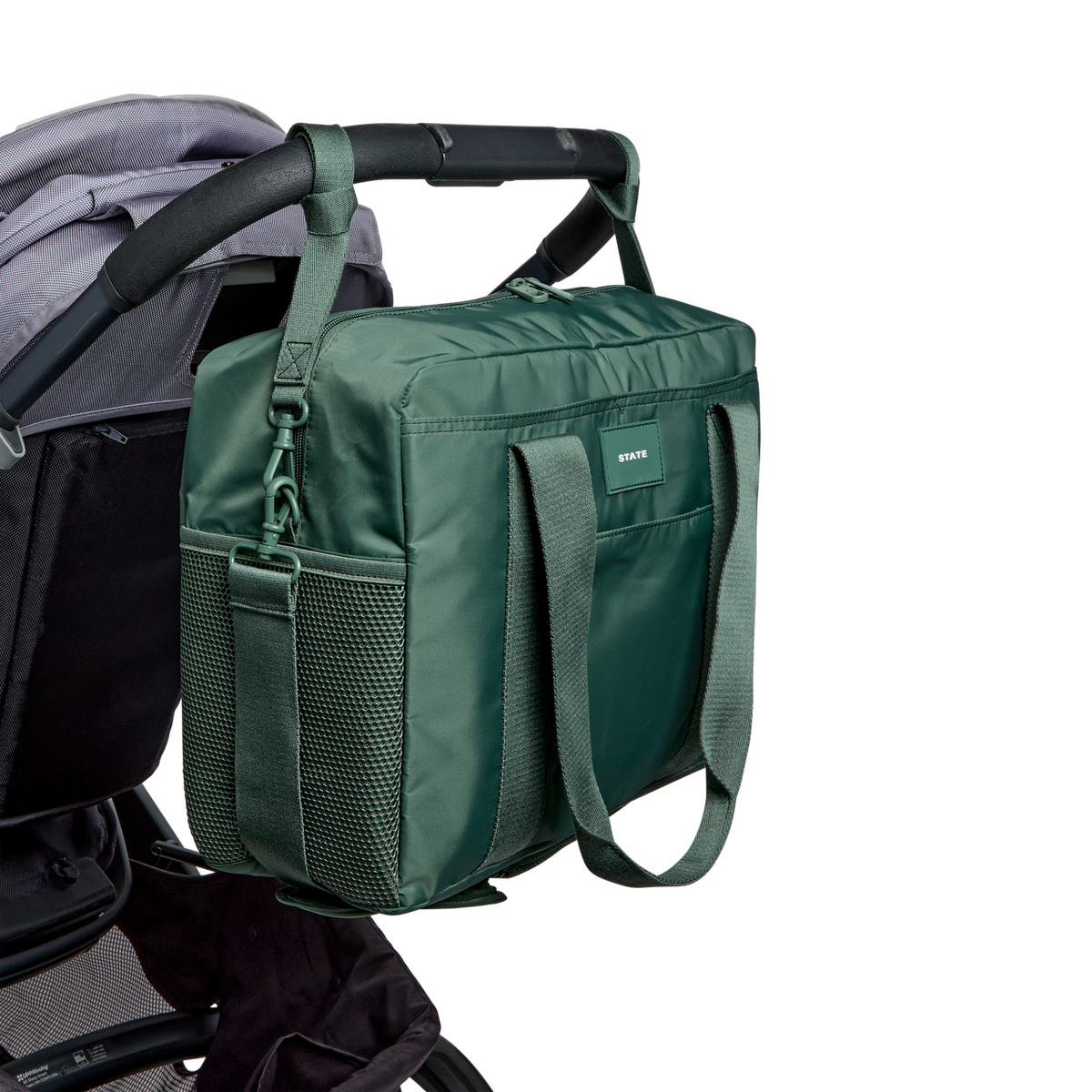 Jordan Diaper Tote On Stroller
